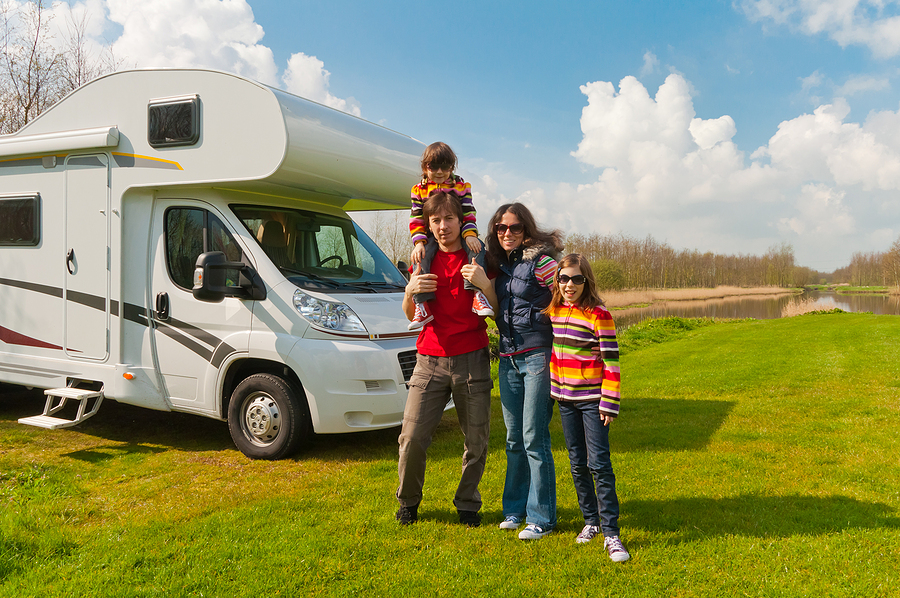 Family travel in RV